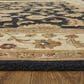 Feizy Rugs Wagner Black and Beige 8" x 10" Area Rug, , large
