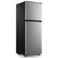 HOMLUX 5 Cu. Ft. Mini Upright Refrigerator with 1.8 Cu. Ft. Top Freezer in Silver, , large