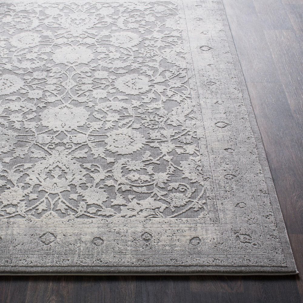 Surya Tibetan 9&#39;3&quot; x 12&#39;3&quot; Charcoal, Ivory and Medium Gray Area Rug, , large