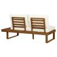 Linon Home Decor Skypark Outdoor Right Side Loveseat in Beige, , large