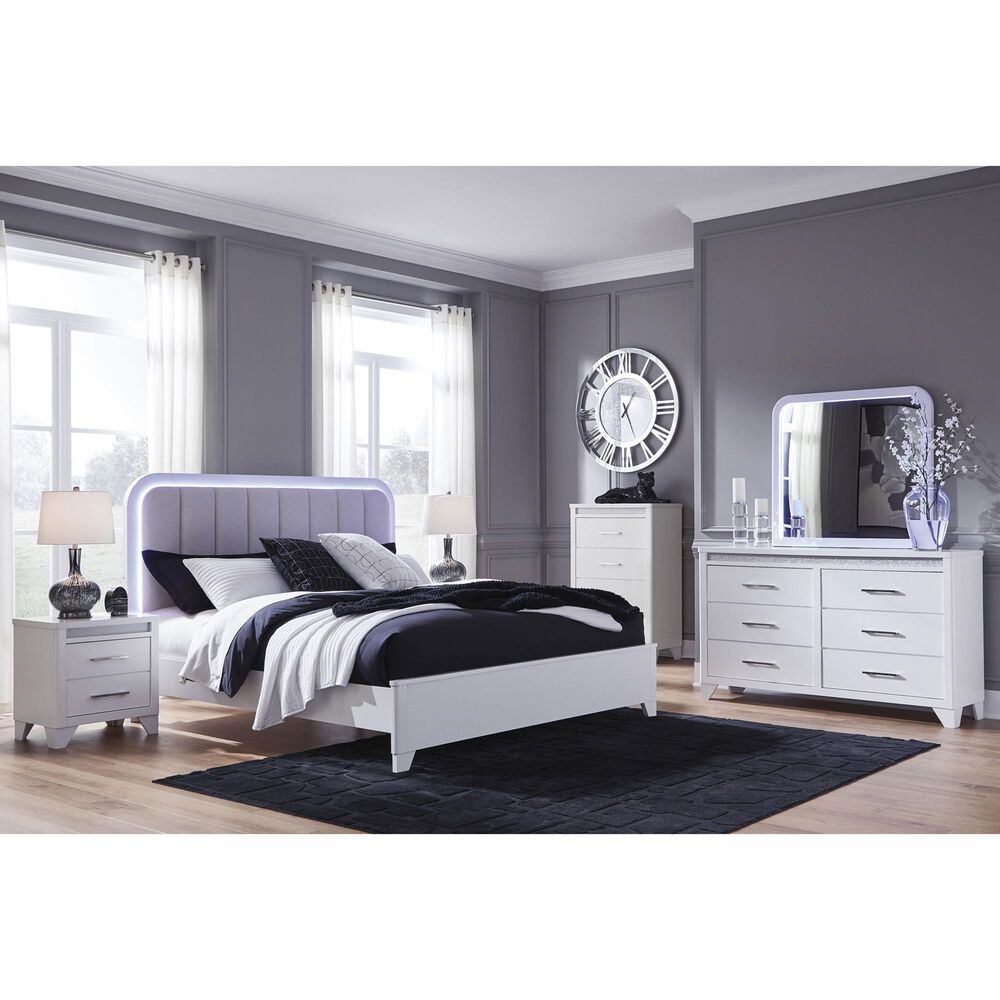 Ashley Jarlee 2-Drawer Nightstand in White, , large