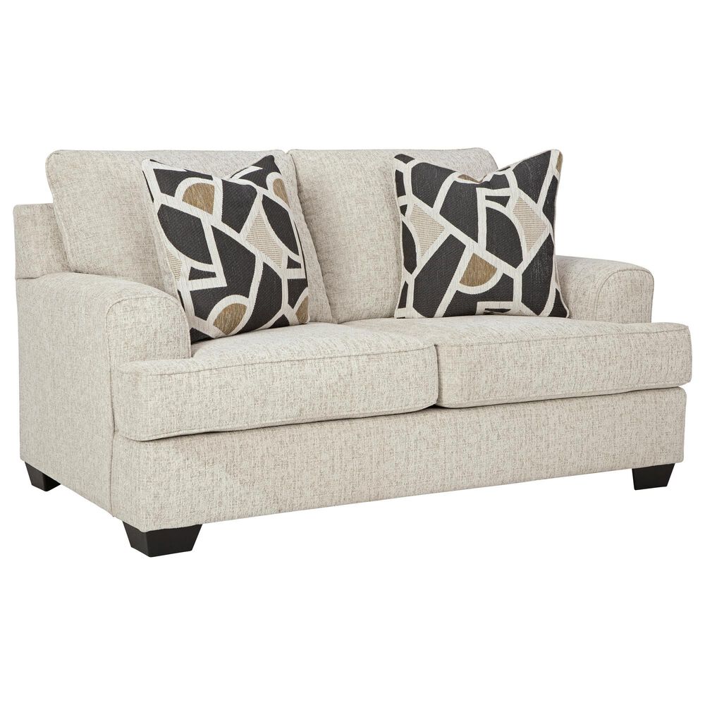 Ashley Heartcort Stationary Loveseat in Quartz, , large