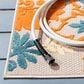 Safavieh Cabana CBN305A 2"2" x 9" Ivory and Blue Indoor/Outdoor Performance Runner, , large