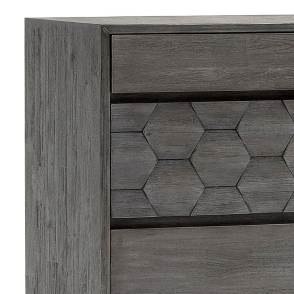 Blue River Makena 6 Drawer Dresser in Gray Acacia Wood, , large
