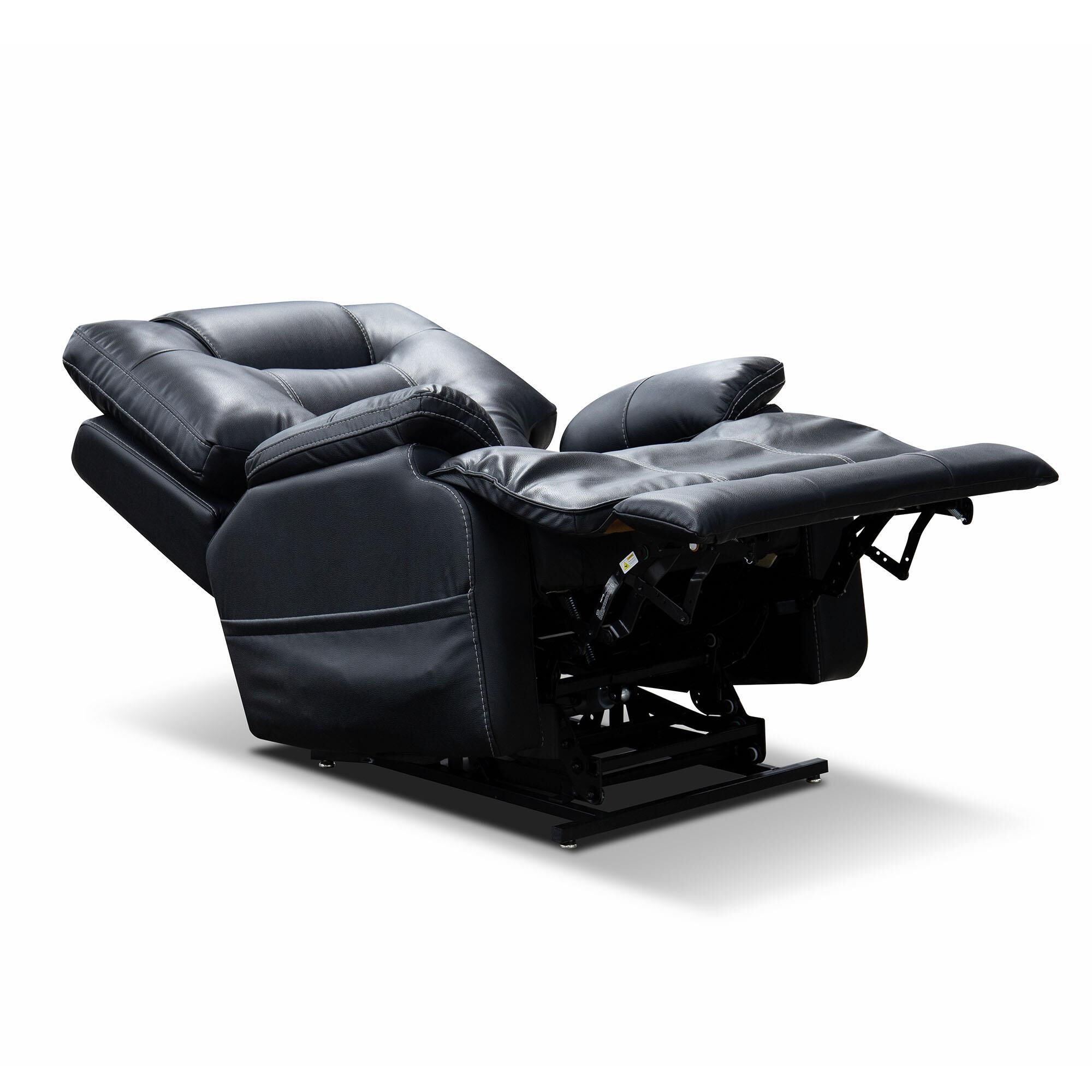 MotoMotion Power Lift Recliner in Nick Black