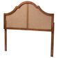 Baxton Studio Camila Queen Panel Headboard in Ash Walnut, , large