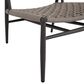 Sunset West Grigio Patio Accent Chair in Graphite and Stone Grey, , large