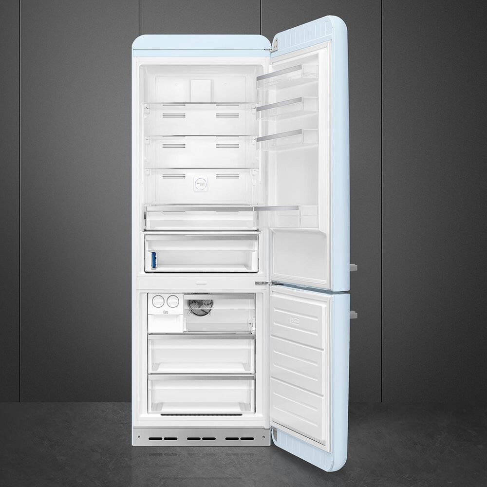 Smeg Retro Style 18 Cu. Ft. Freestanding Bottom-Mount Refrigerator in Pastel Blue, , large
