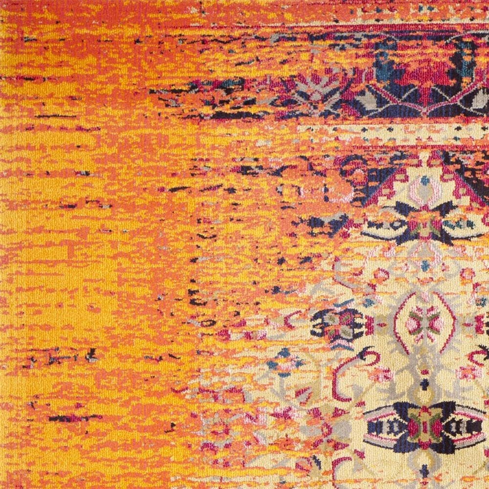Safavieh Monaco MNC209H-3 3&#39; x 5&#39; Orange/Multi Area Rug, , large