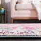Safavieh Madison MAD447R 10" x 14" Fuchsia and Teal Area Rug, , large