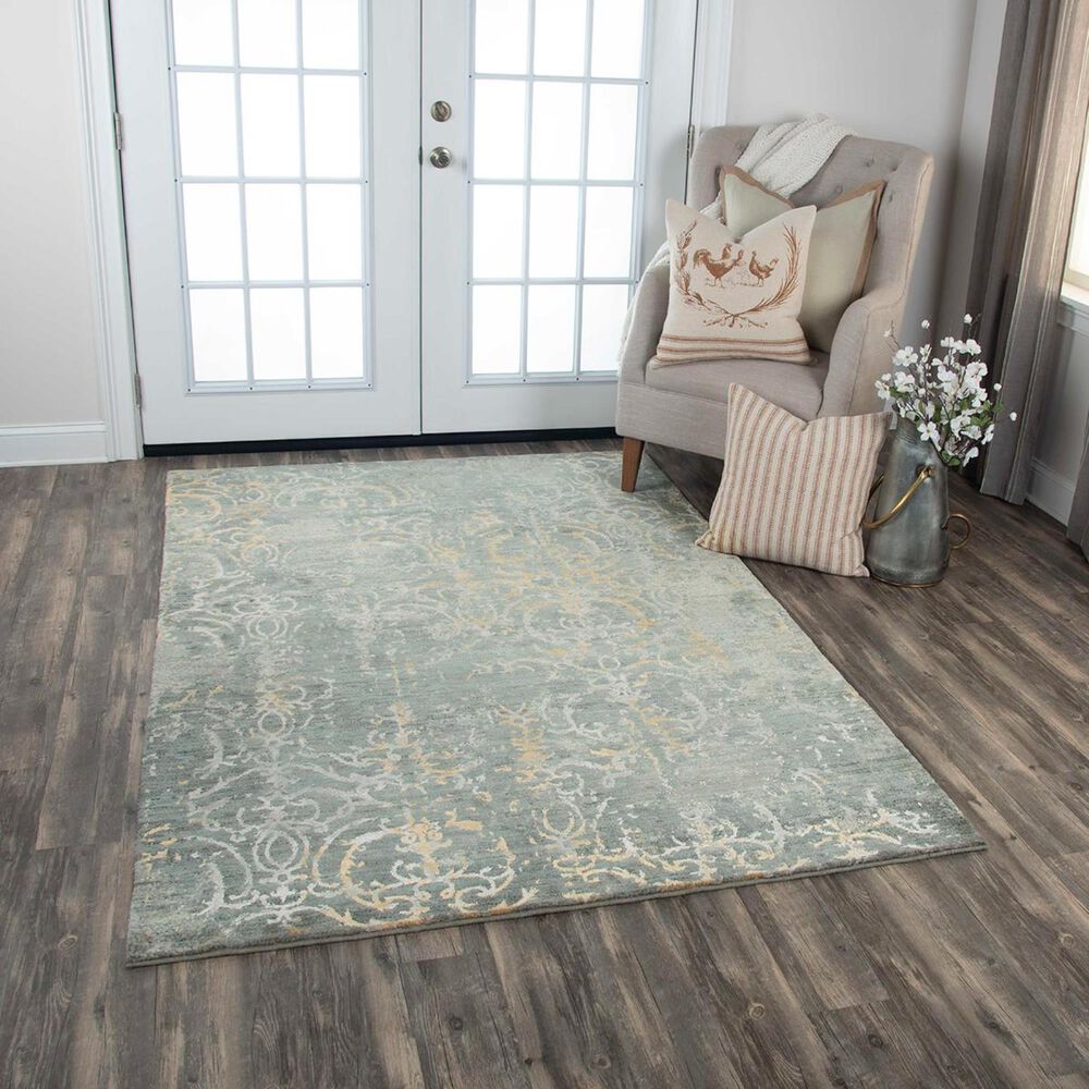 RIZZY Impressions IMP106 5&#39; x 8&#39; Gray Area Rug, , large