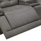 Interlochen 6-Piece Leather Power Reclining Sectional in Aline Light Gray, , large