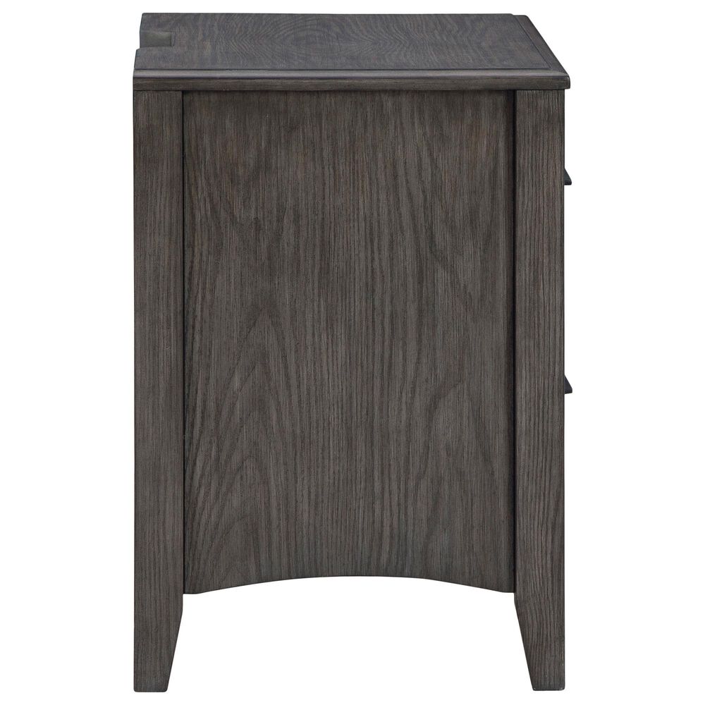 Ashley Montillan King Panel Bed and Two Nightstands in Grayish Brown, , large