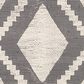 Surya Azalea 10" x 14" Black and Ivory Indoor/Outdoor Area Rug, , large
