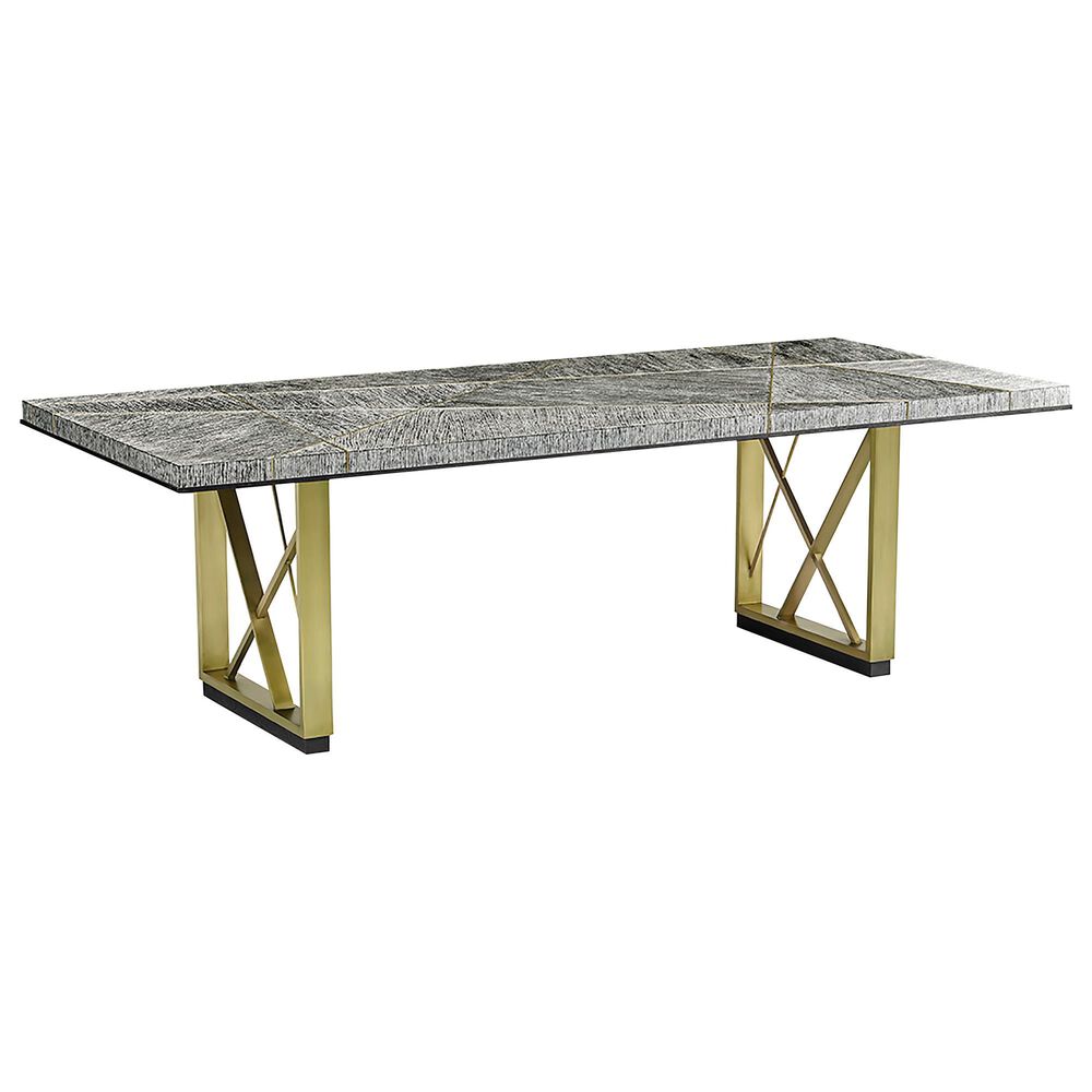 Jonathan Charles Fine Furniture Geometric 96" Dining Table in Dark French Oak, , large