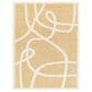 Surya Rodos Abstract 6"7" x 9"  Mustard, White, Tan Area Rug, , large