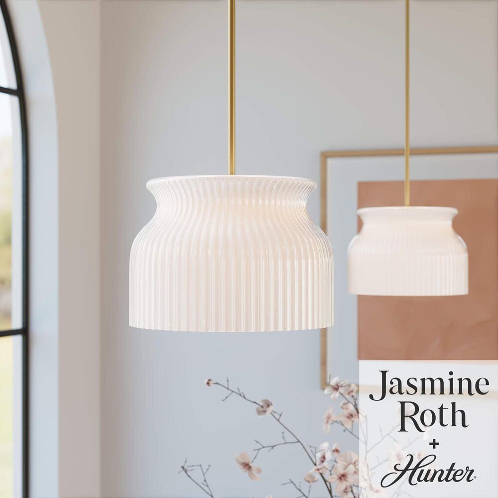 Hunter Harlowe Jasmine Roth 1-Light Pendant in Luxe Gold, , large