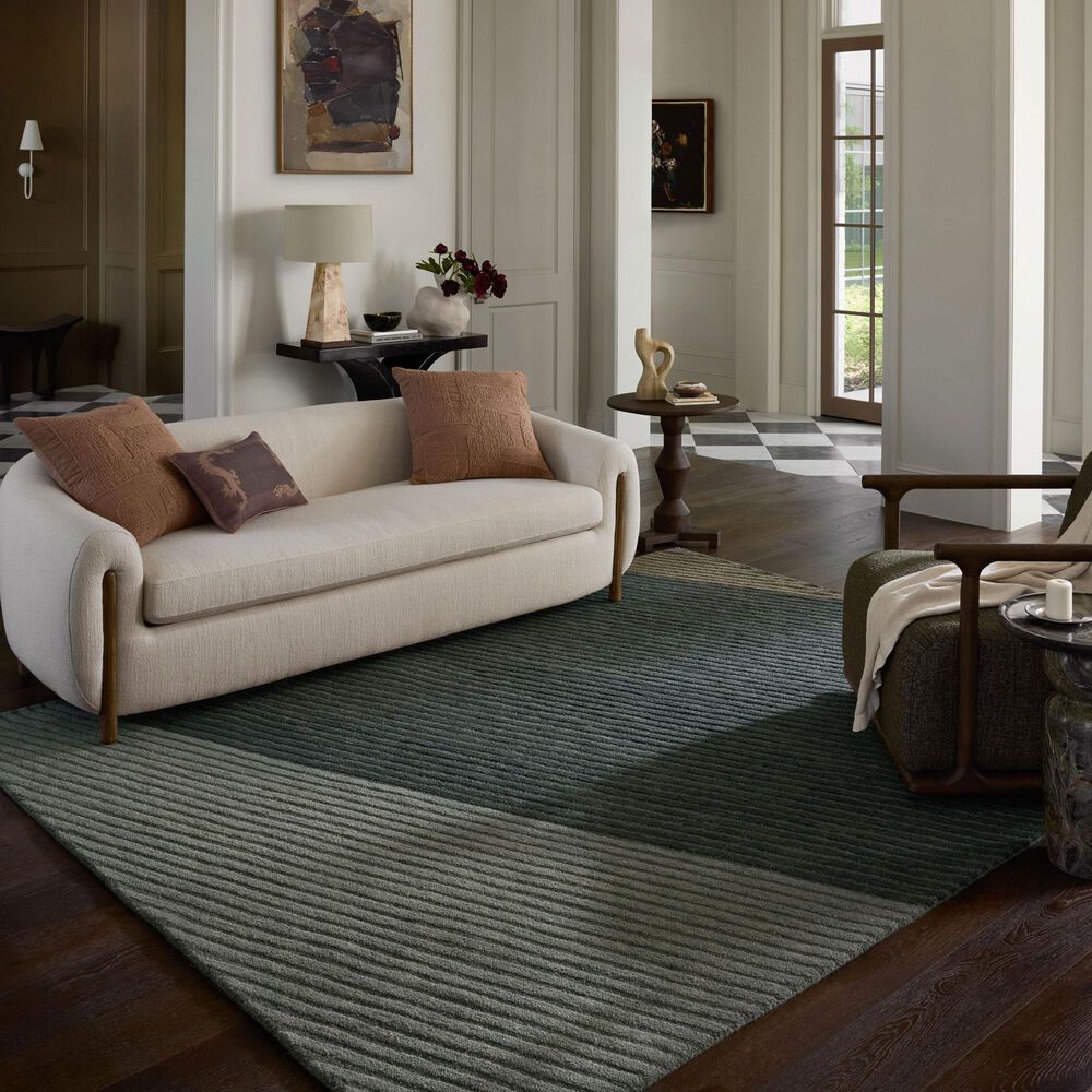 Loloi Madi Denim and Multicolor 2'6" x 7'6" Runner, , large