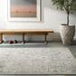 Surya Davina 5"3" x 7" Medium Gray, Light Beige, Brown, Denim and White Area Rug, , large