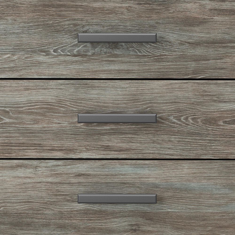 Ashley Broachmyn 5-Piece King Panel Bedroom Set in Black and Gray, , large