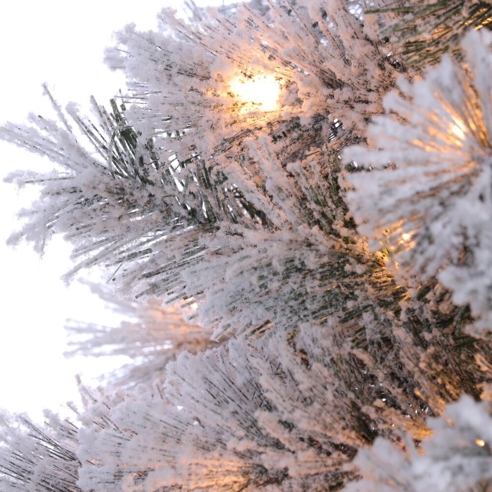 The Gerson Company 6.5&#39; Pre-Lit Boise Pine Christmas Tree in Green, , large