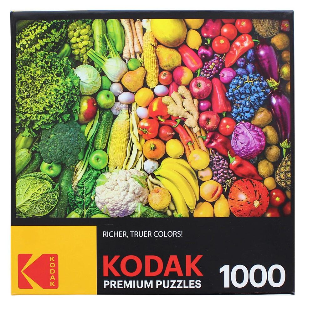 Cra-Z-Art Kodak 1000pc Puzzle Rainbow Vegetables , , large