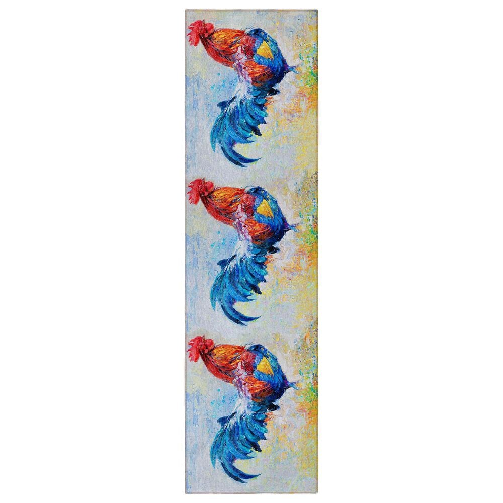 Dalyn Rug Company Kendall KE1 2"3" x 7"6" Multicolor Runner, , large