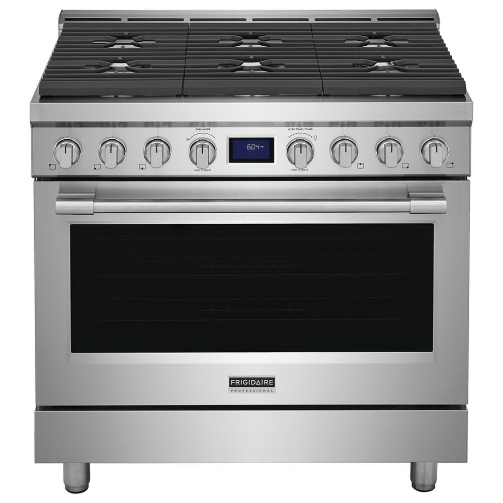 Frigidaire Professional 36" Gas Range with True Convection in Stainless Steel, , large