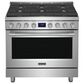 Frigidaire Professional 36" Gas Range with True Convection in Stainless Steel, , large