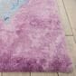 Nourison Prismatic PRS11 7"9" x 9"9" Silver, Purple and Blue Area Rug, , large