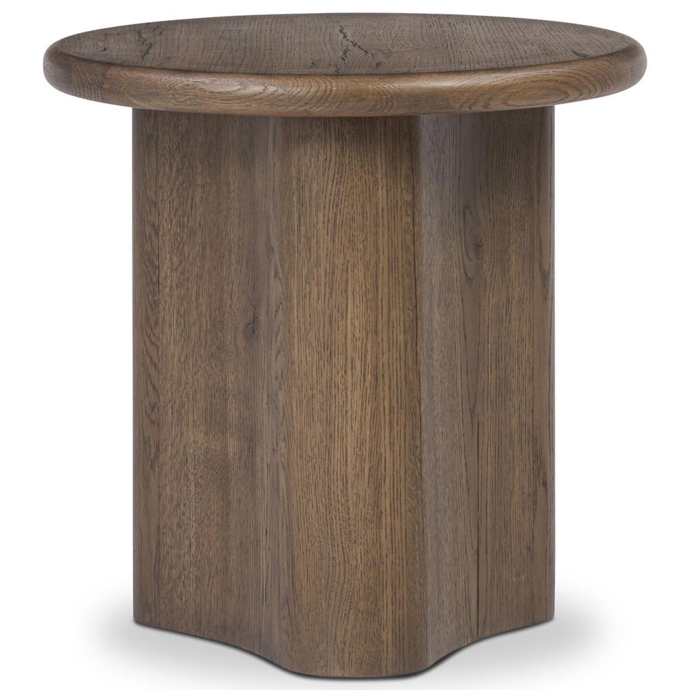 Amber Lewis x Four Hands Waylie End Table-Rustic Fawn in Rustic Fawn Veneer, , large