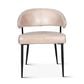 Home Trends & Design Essex Dining Chair in Top Grain Leather Antique Ivory, , large