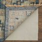 Feizy Fillmore 4" x 6" Blue and Ivory Area Rug, , large