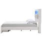 Ashley Altyra Queen Upholstered Bookcase Bed with Storage  in White, , large
