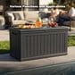 Hearth and Haven 230-Gallon Outdoor Plastic Deck Box in Black, , large