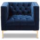 Baxton Studio Zanetta Lounge Chair in Navy, , large