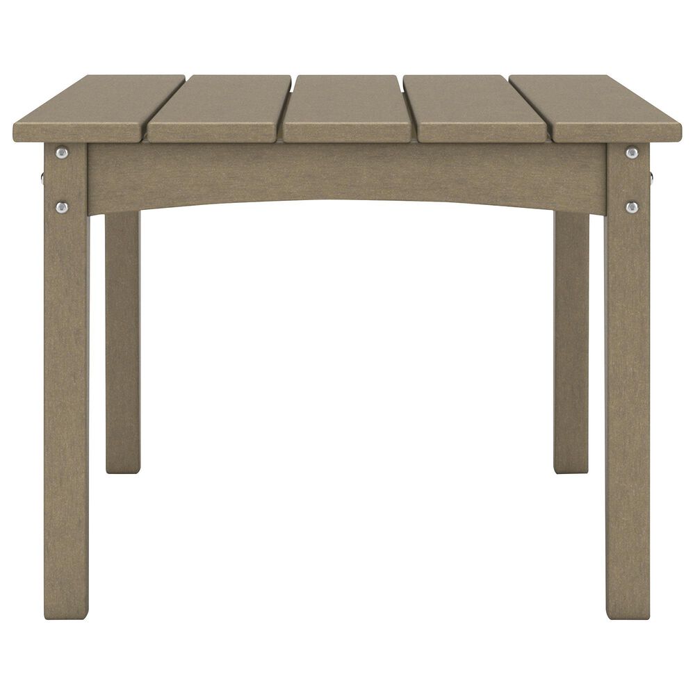 Ashley Hyland Wave Patio Rectangular Coffee Table in Driftwood, , large