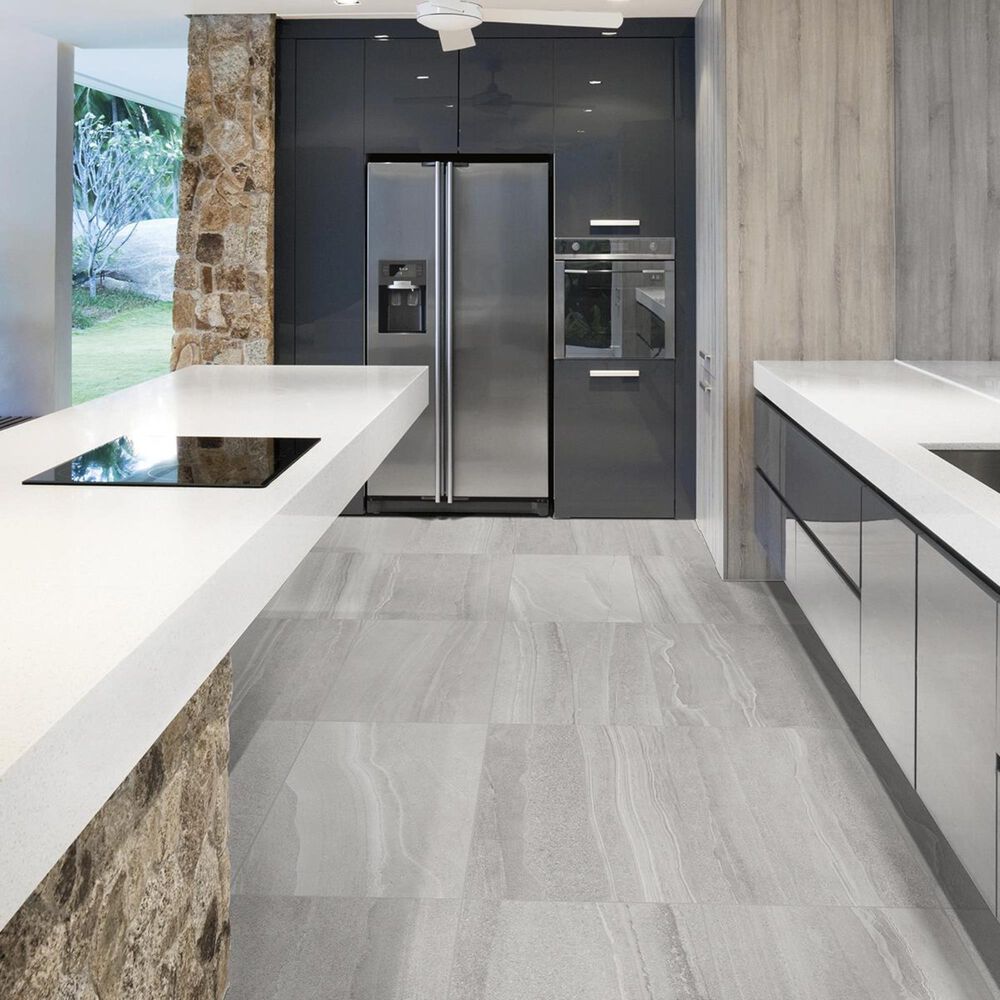 Shaw Origin Lithium 16" x 32" Glazed Porcelain Tile, , large
