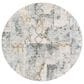 Surya Dresden Taupe, Off-White, Dusty Sage, Deep Teal, Light Gray, Mustard and Ink Blue 7"10" Round Area Rug, , large