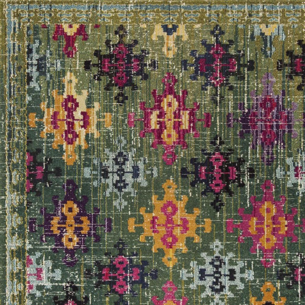 Safavieh Monaco MNC244G 5&#39;1&quot; x 7&#39;7&quot; Green Area Rug, , large