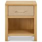 DaVinci Eloise Nightstand with Sand Upholstered Drawer in Honey, , large
