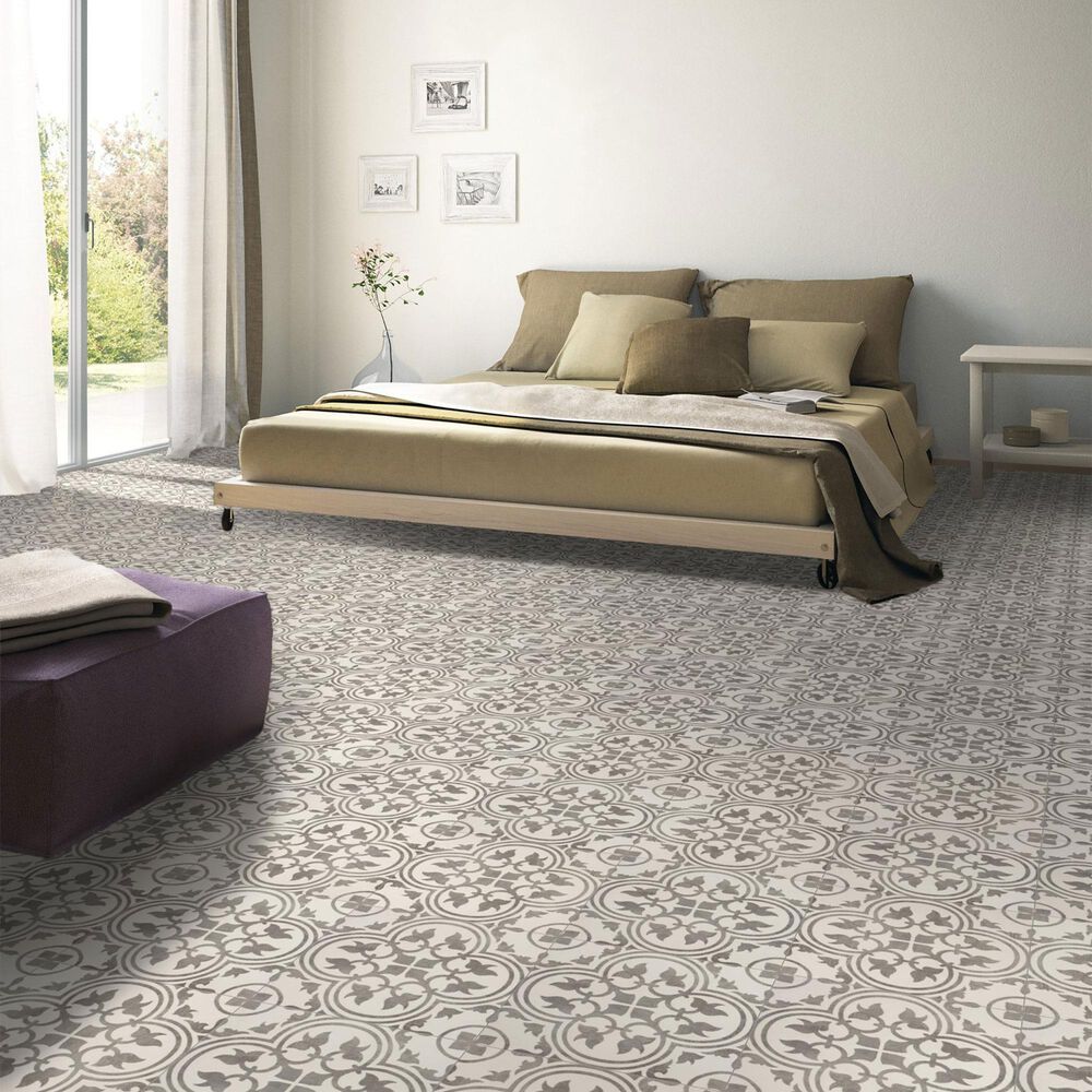 Dal-Tile Memoir Petal Grey 12&quot; x 12&quot; Ceramic Tile, , large