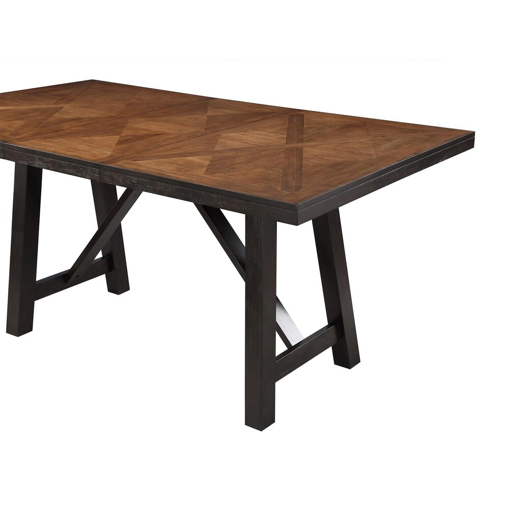 Steve Silver Halle Counter Dining Table in Ebony Brown, , large