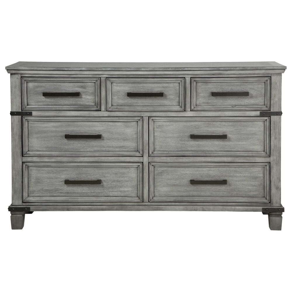 Ashley Russelyn 5-Piece King Storage Bedroom Set in Gray, , large