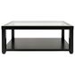 Waltham Urban Icon Rectangular Cocktail Table in Polished Black, , large