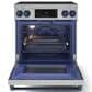 Thork Kitchen Gordon Ramsay 4.55 Cu. Ft. 30" Professional Electric Range with Navy Blue Handle Kit in Stainless Steel, , large