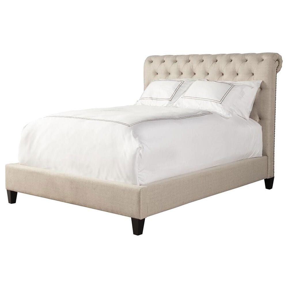 Simeon Collection Cameron King Upholstered Bed in Downy, , large