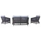 Ashley Bridges Beach 4-Piece Patio Conversation Set in Gray, , large