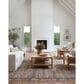 Amber Lewis x Loloi Billie 6" x 9" Ink and Salmon Area Rug, , large
