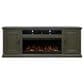 Legends Home Kensington 86" Fireplace Console with Fireplace Insert in Shadow Grove, , large